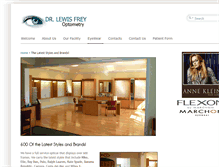 Tablet Screenshot of drlewisfrey.com